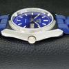 AUTOMATIC VINTAGE SEIKO 5 REFURBISHED JAPAN MENS BLUE COLOR DIAL WATCH a440660-4 Sk-a440660