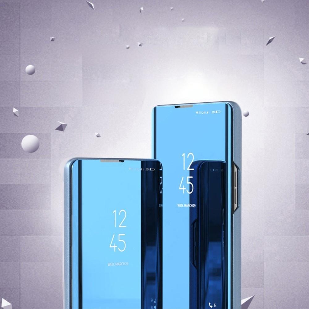 Case for Samsung Galaxy A15, Clear View, blue + 9H glass