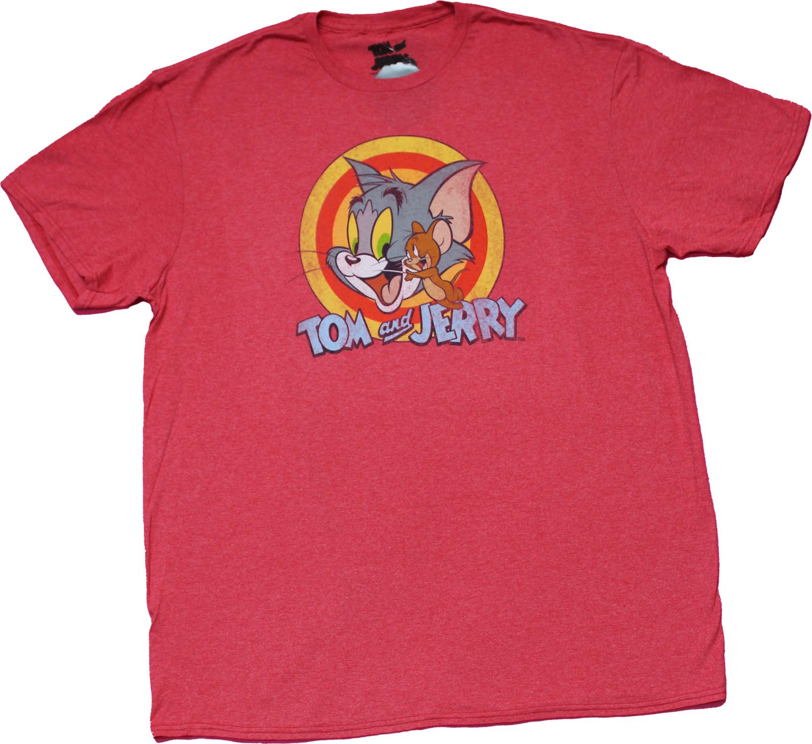 Tom and Jerry New Adult T-Shirt - Duo in Target Image XXXL