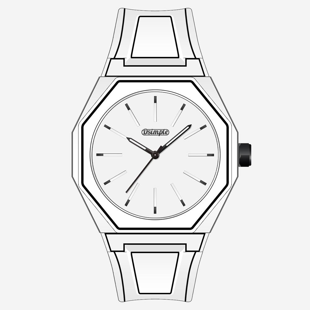 Trend Line Two-Dimensional Comic Watch Art Personality Student Watch