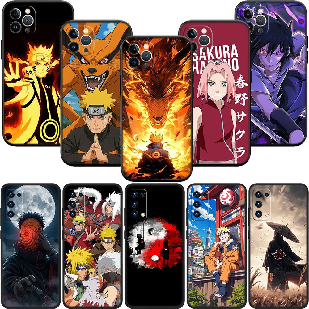 LO9 Anime Naruto Soft Shell Phone Case for Samsung Galaxy S20 S21 S22 Ultra FE + Plus A21S A22 A24 A25 A26 A30 A30S A31