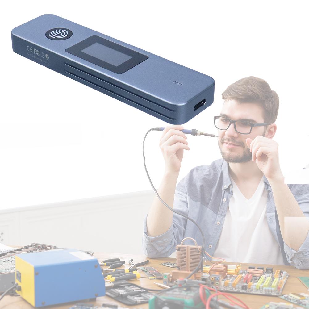 SSD Enclosure 10Gbps Portable SSD Case M-Key B +M Key External Enclosure Box Visual Fingerprint Encrypted for 2230 2242 2280 SSD