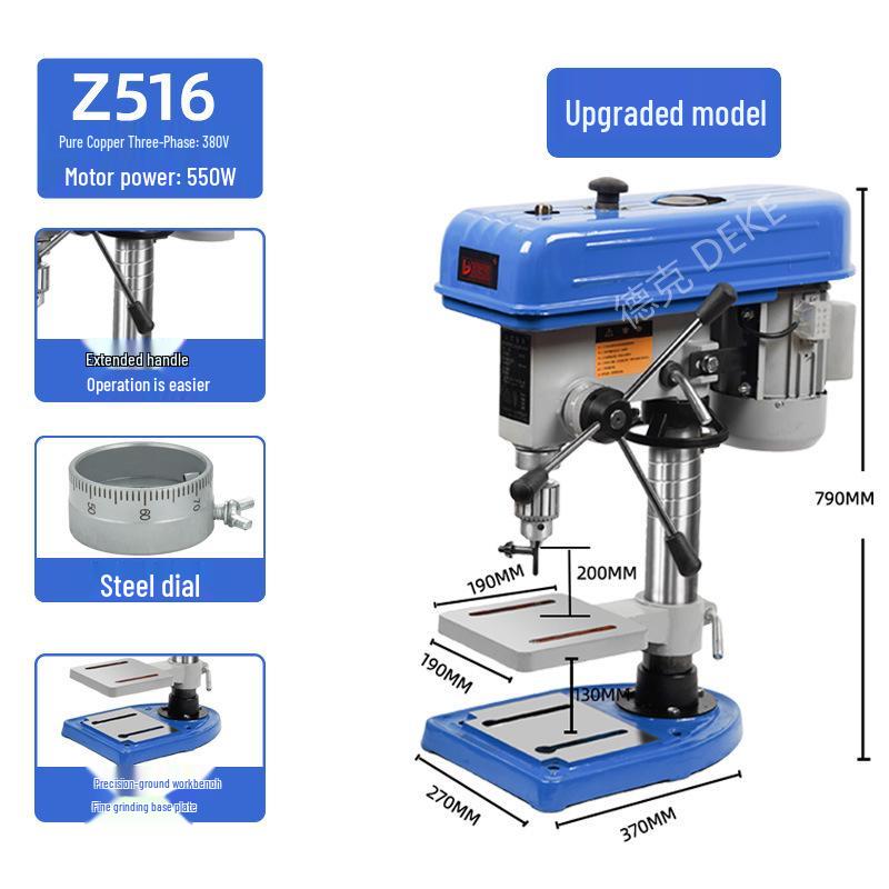 Deke Z516BC 16mm High Power 750W Bench Drill Press & Mill Machine