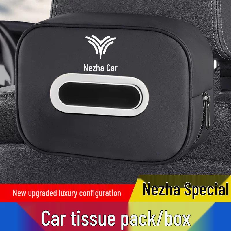 Nezha Car Seat Back Armrest Box for GT/S/V/U/NO Models - Tissue Holder