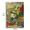 Vintage Metallwandkunstschild Biene Küchen Dekoration Kaffeebar Blechschild