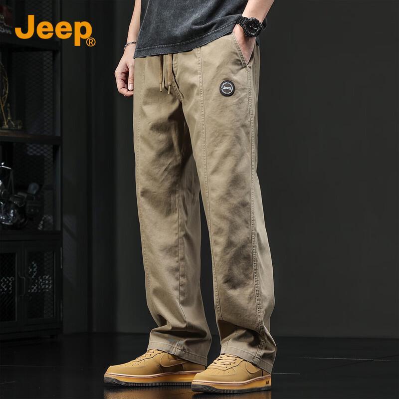 JEEP Men s Loose Fit Cotton Cargo Pants L
