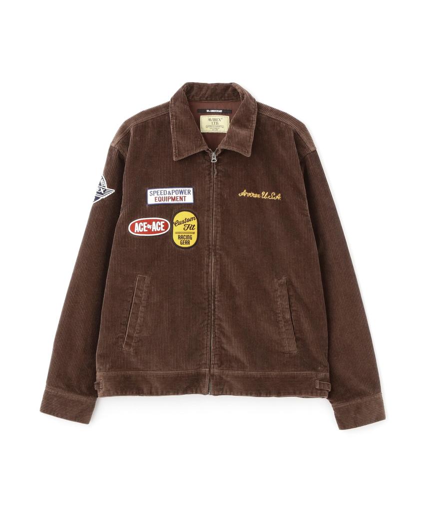 AVIREX A.A.R.C CORDUROY SWING TOP 783-5252019 2XL brown