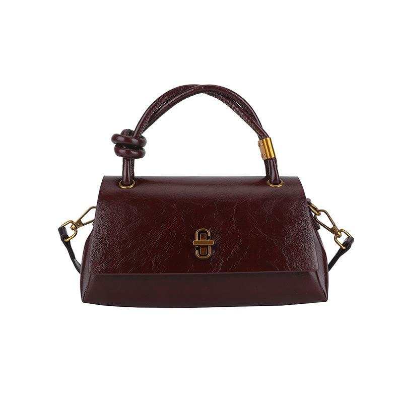 Premium Texture Simple and Versatile Shoulder Handbag Women's Autumn New Retro Fashion Versatile Bag