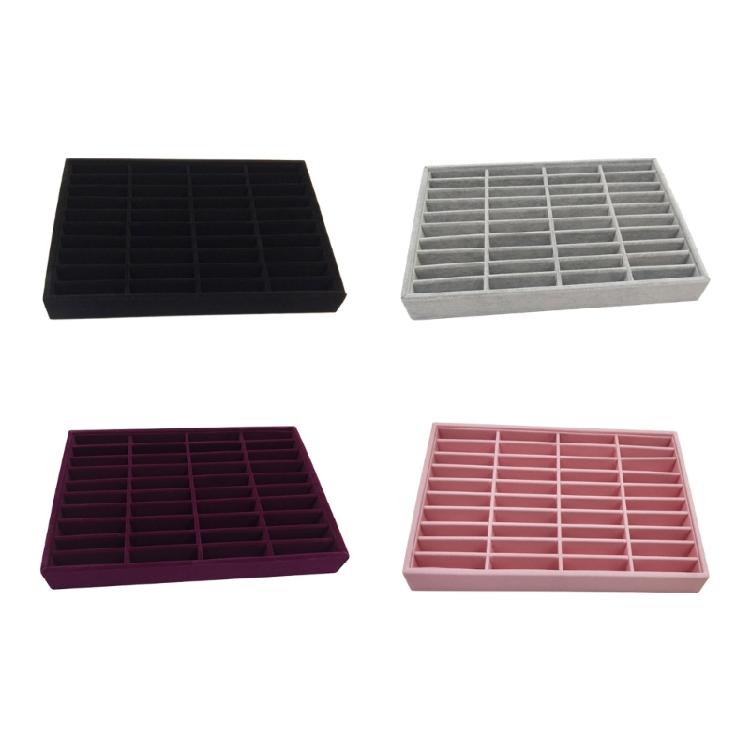 Sturdy Wood 40 Bracelet Organizers Tray Elegant Jewelry Countertop Display Systems