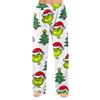 Women's Christmas Print Flannel Pajama Pants Loose Fit Sleep Bottoms for Holiday Lounging