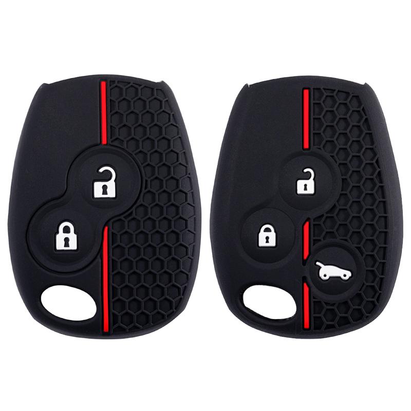 New Silicone Car Key Case For Renault Trafic Clio Duster Logan Dacia Sandero For Nissan Terrano Almera