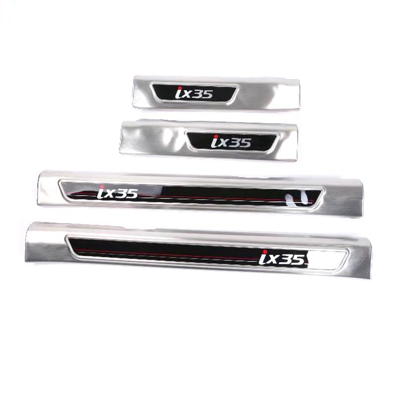 Fits 18-21 Hyundai Ix35: Interior/Exterior Rear Bumper Guards, Sill Strips, and Body Decorations.