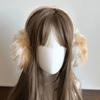 Leopard Imitation Fur Plush Earmuffs Y2k Ear Muffs Soft Ear Mask  Winter