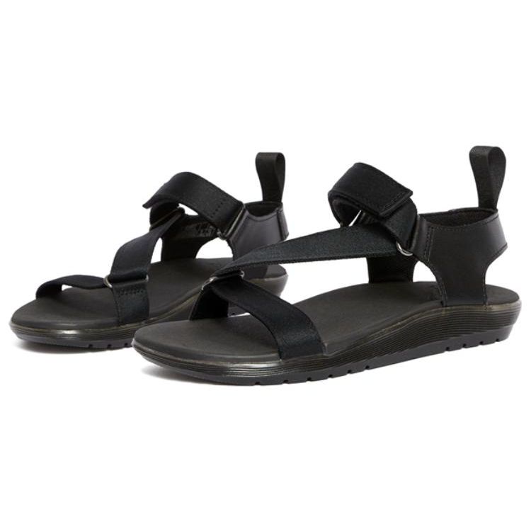 Dr. Martens Magic Tape Bequeme Sandalen Unisex-Sandalen Schwarz 21702001