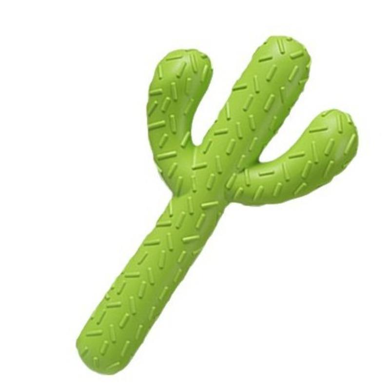 Tooth-cleaning and Teething Dog Simulation Toys, Cactus Self-entertainment and Boredom Little Dog Rubber Large Dog Pet Supplies