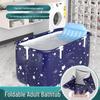Portable Folding Bathtub for Adults & Children - Full Body Shower Bucket for Autumn/Winter Use