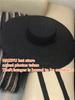 01811-axi Sell Hot Ins Summer Natural Handmade Straw Designer Wind Brim Black Leisure Beach Black Lady Fedoras Cap Women Sun Hat