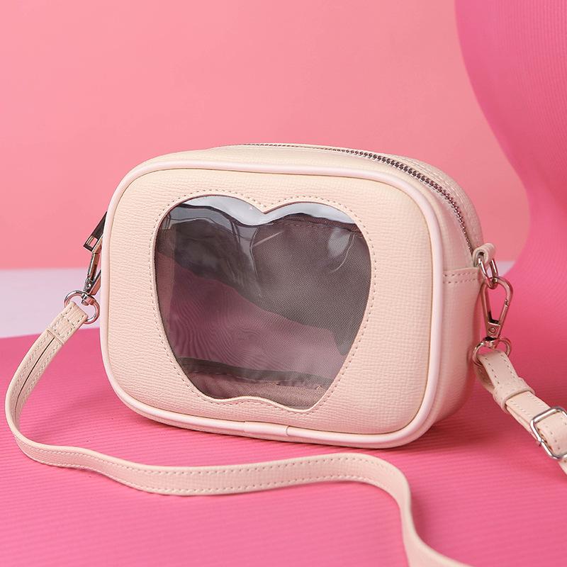 

Мини Сумка Кроссбоди Маленькая Женская Прозрачная Сумка Модная Одноплечевая Сумка бежевый