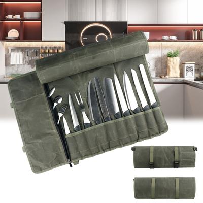 Torba do przechowywania przyborów kuchennych Torba na noże szefa kuchni piknikowego Duża pojemność Wodoodporna Składana Walizka transportowa Kieszenie do przechowywania noży