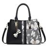 Women Embroidered Flower Large Capacity Handbag Shoulder Bag