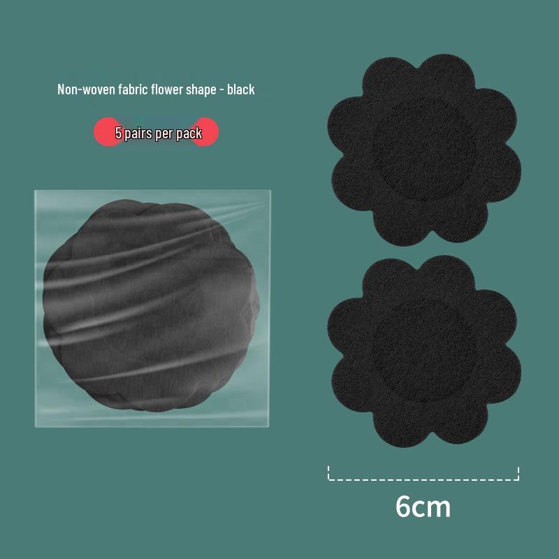 Ultra-Thin Seamless Invisible Non-Woven Disposable Nipple Covers - Breathable Stickers to Prevent Wardrobe Malfunction