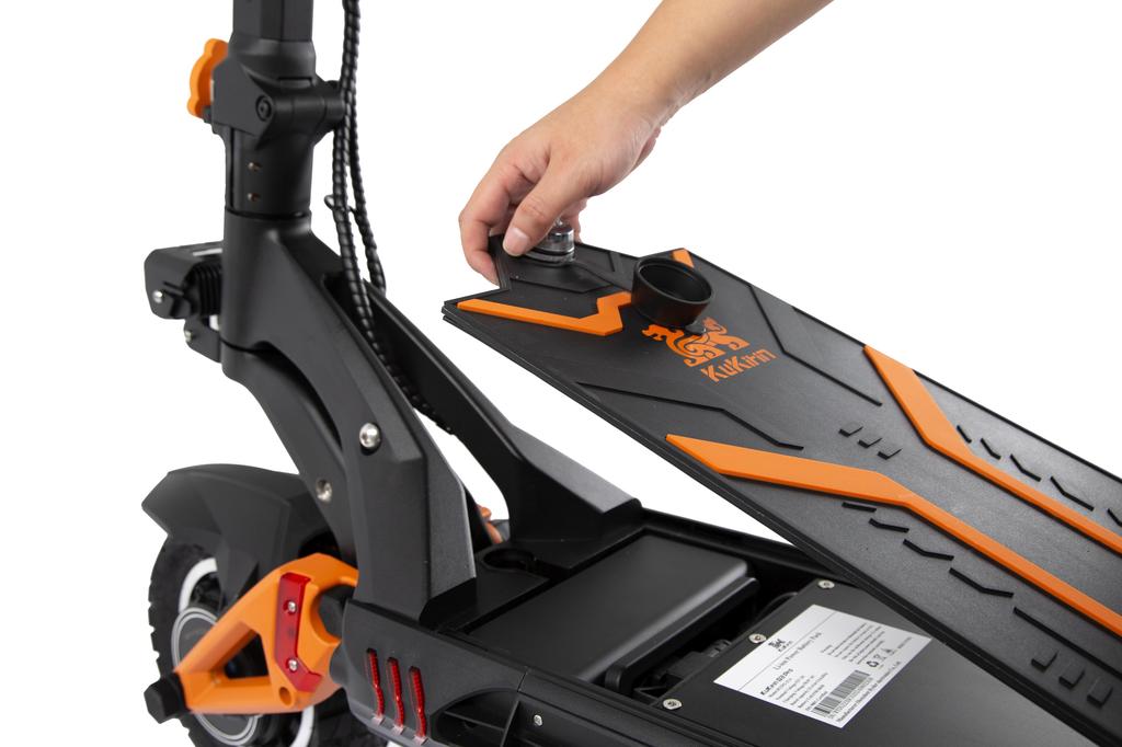 KuKirin G3 Pro Folding Electric Scooter: 1200W*2 Dual Motors, 80km Range, 10-inch Off-road Tires, 120kg Load Capacity, Quick-folding Design