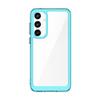For Samsung A55 Case Cover Samsung A55 Capas Colour Frame Shockproof Phone Bumper Transparent Clear Samsung Galaxy A 55 A55 5G