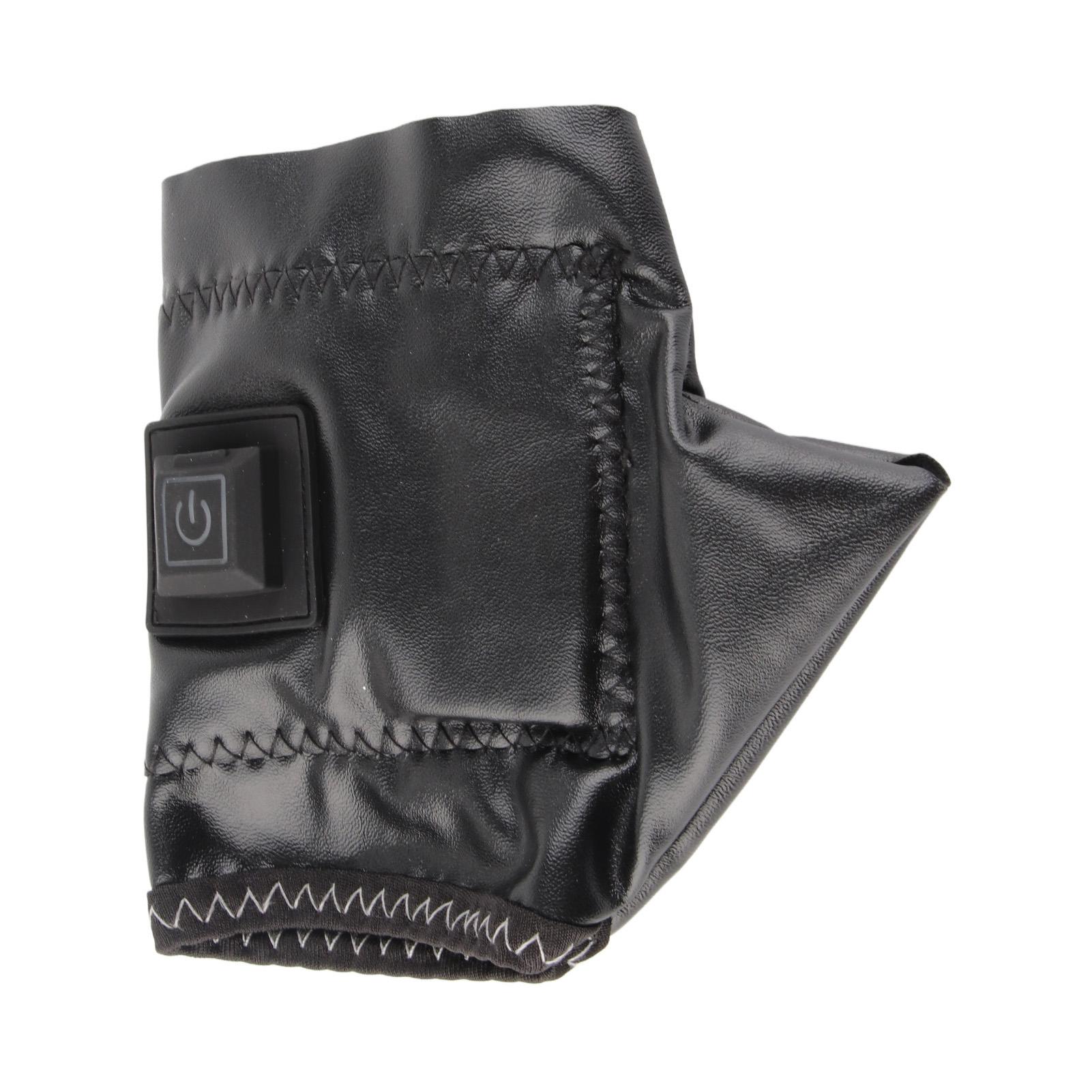 

Half Fingers Heating Gloves 3 Levels Temp Cordless Rechargeable USB Heated Half Gloves L Size Left