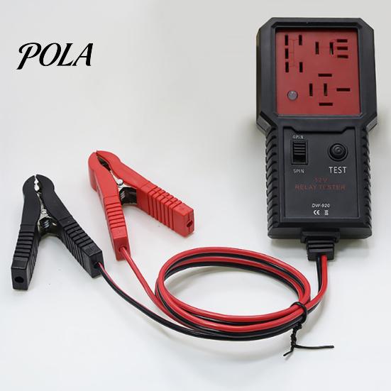 Relay Test Clip Automotive Tester, Voltage 12V Diagnostic Tool with LED Indicator, Electrical Tester 4-Pin 5-Pin Car for Repair, Battery