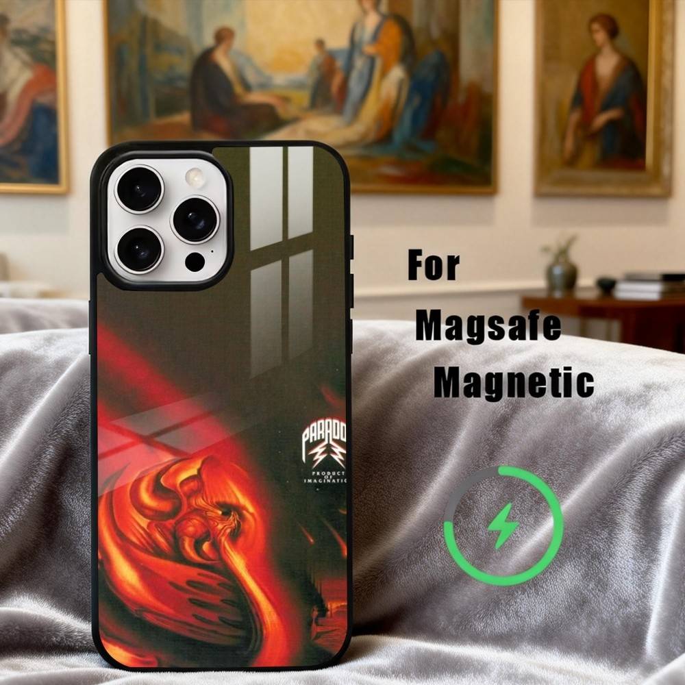 Punk T-The P-Paradox Band Phone Case For iPhone17,16,15,14,13,12,11 Plus,Pro Max Magnetic For Magsafe Wireless Charging