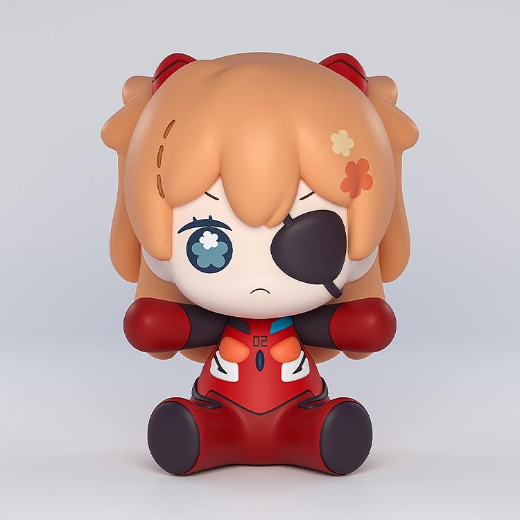 Huggy Good Smile Evangelion: New Theatrical Edition Shikinami Asuka Langley Eyepatch Ver. Plastic Painted Figure