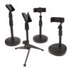 Adjustable Microphone Stand Desktop Tripod Mini Portable Mic Stand Holder Mic Clip Holder Bracket Lightweight For Live