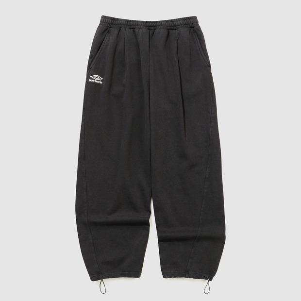 UMBRO Hbl Um Grey Vintage Wide Jogger 2-Way Sweatpants Charcoal Ur123Cfp21