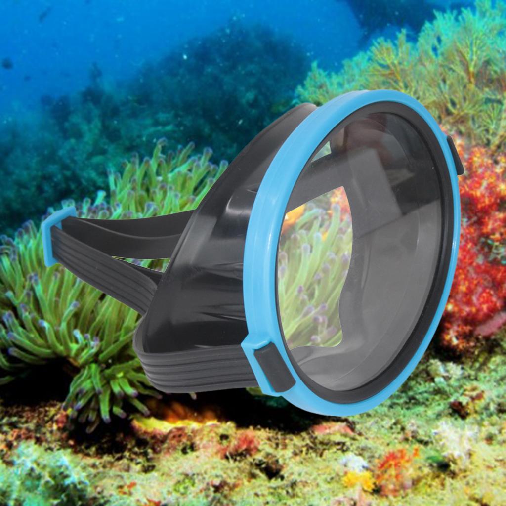 Retro Kid Oval Diving Mask No Fogging Single Lens Swim Goggles Eyewear Masks Scuba Free Dive Silicone Eyewear Equipment