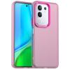 Anti-Drop Candy Color Phone Case For Vivo Y29 Matte PC Transparent Back Case For Vivo Y29 4G Cover For Vivo Y29 Case 6.68 inch