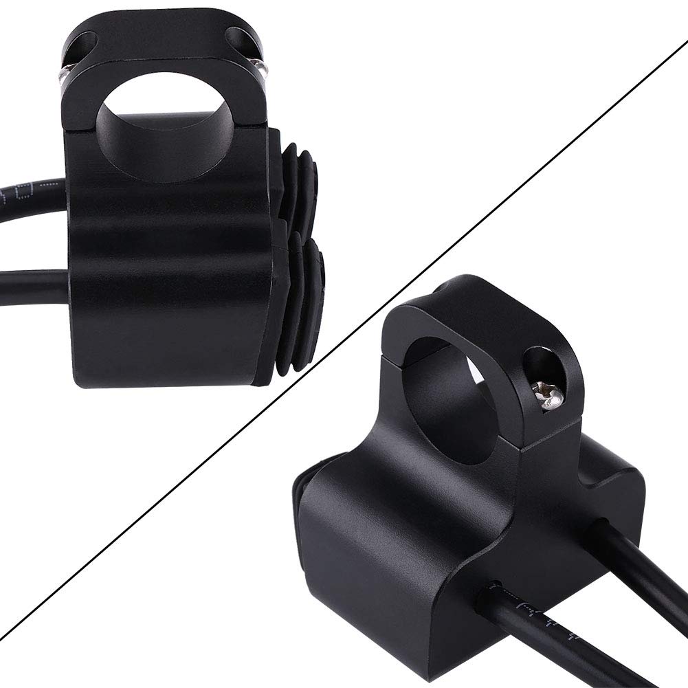 Motorcycle Handlebar Switch Control 7/8inch 3 Way On/Off Double Headlight Spotlight Control Button Ignition System Supplies Dual 3 Way Motorcycle