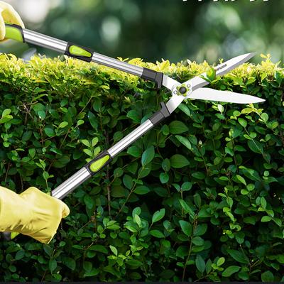 Long Length Scissor Hedge Anvil Shear Anti-Slip Grip Garden Pruning Hand Tool Ratchet Cut Tree Branch Garden Tools