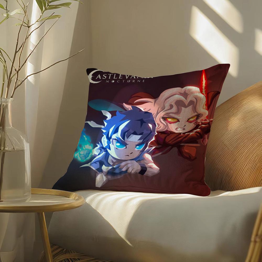 Castlevaniaanimegame Pillow Case Pillowcase, Double-Sided Printed, Sofa Cushion, Bedroom Headboard
