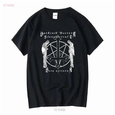 DARKENED NOCTURN SLAUGHTERCULT Black Metal Vintage 2006 Tričko XL LP Tour Hora vintage Vyprané Pohodlné