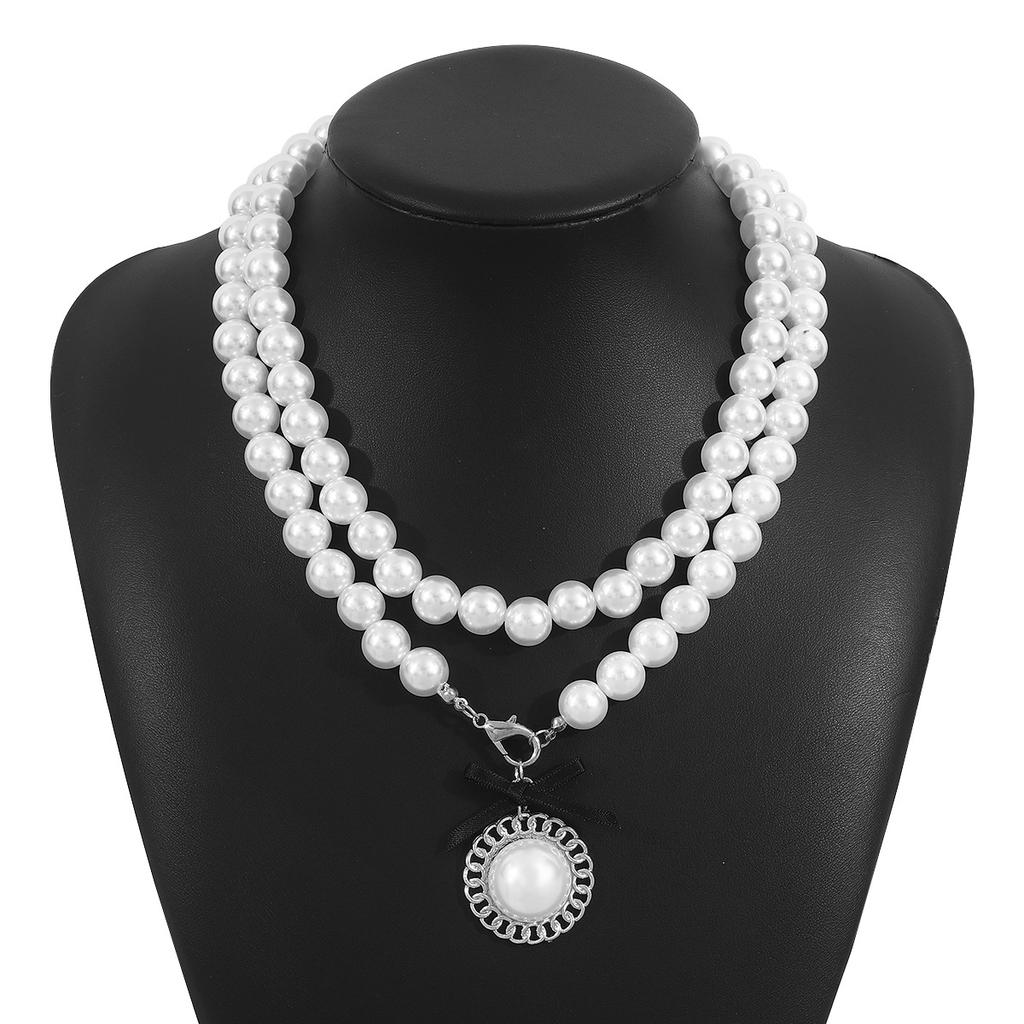 Simulation Pearl Necklace Vintage Party Wedding Retro Jewelry Accessory