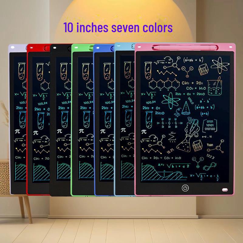 LCD Writing Tablet - 8.5/10/12/16 inch, Color Screen, for Kids' Drawing and Writing