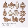 Christmas Gingerbread Man PVC Ornament: Soft Rubber Snowman Cookie, House & Tree Decoration