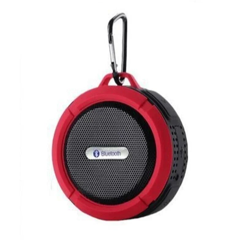 Wireless Portable Mini Shower Travel Speaker Outdoor Waterproof Bluetooth Speaker with Subwoofer for Sports Pool Beach Hiking