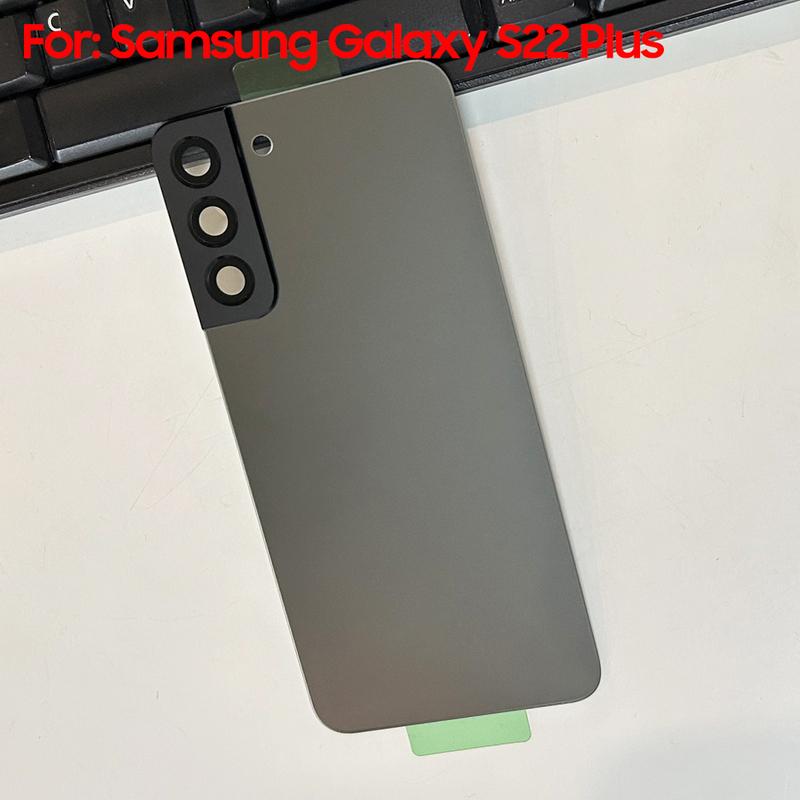 Glass Housing Back Cover Cases For SAMSUNG Galaxy S22Plus S22+ S22 Phone Rear Battery Door Phone Cover Back Cover with Tool
