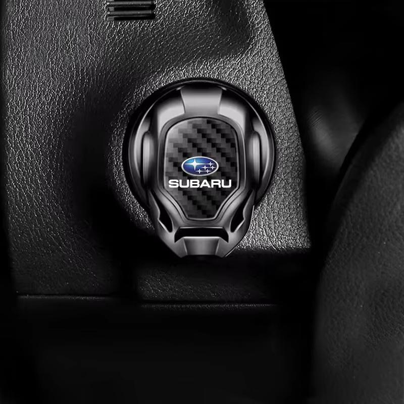 Car One-click Start Interior Decoration Start Button Decoration For Subaru Legacy LEVORG WRX Outback XV Forester Ascent Exiga X4