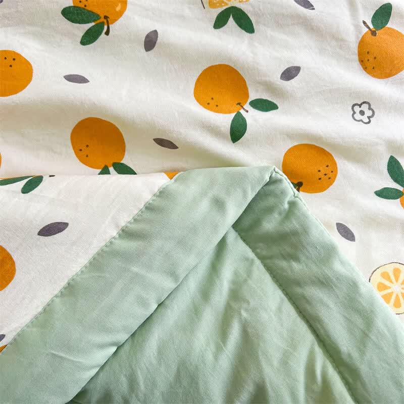 Elegant Grid Xinjiang Cotton Summer Cooling Quilt
