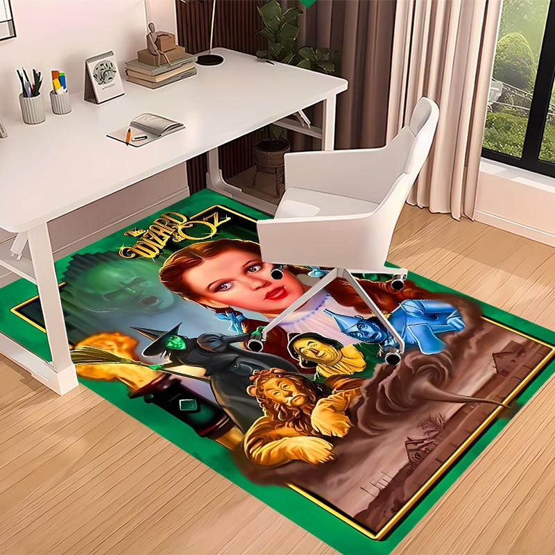 The Wizard of Oz Printed Absorbent Washable Carpet, Non-Slip Bathroom Mats, Kitchen Rugs, Yoga Mat,Living Room Entrance, Camping Picnic Rugs