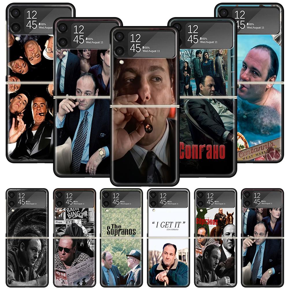 The Sopranos TV Series Phone Case For Samsung Galaxy Z Flip 7 6 5 4 3 5G Shockproof Cover Z Flip7 Flip6 ZFlip5 Flip3 Flip4 Luxur
