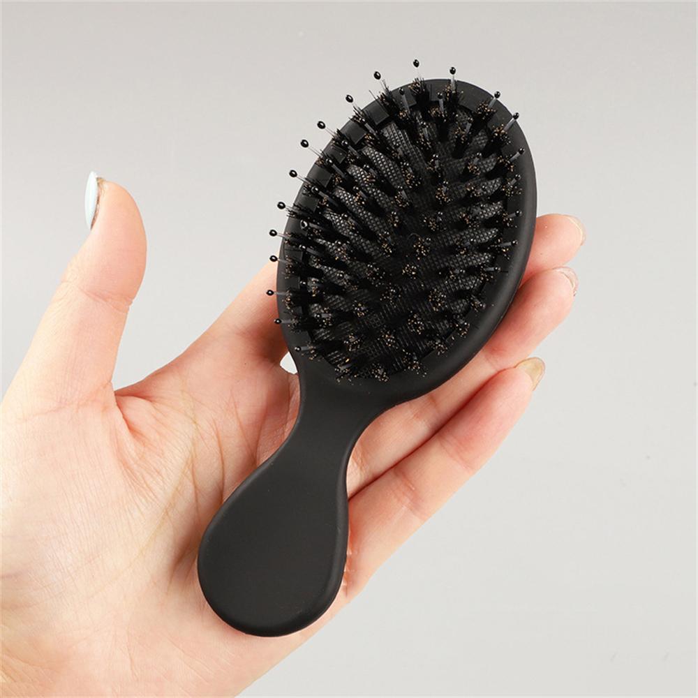 1PC Oval Boar Bristle & Nylon Hair Comb Scalp Massage Hairbrush Styling Tool for Salon Hair Care