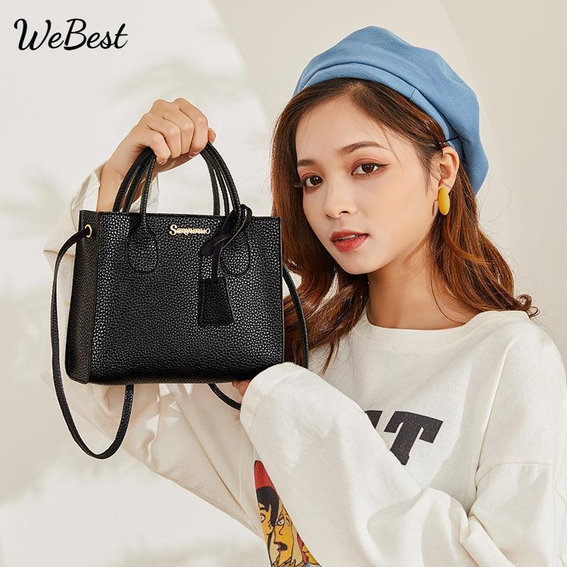 

Korean Style Pebbled Leather Bag Women s Trendy Crossbody Shoulder Phone Purse синій